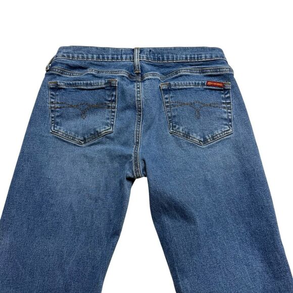 Vintage Roxy Jeans Blue Low Rise Junior Sz 7 - Picture 3 of 12